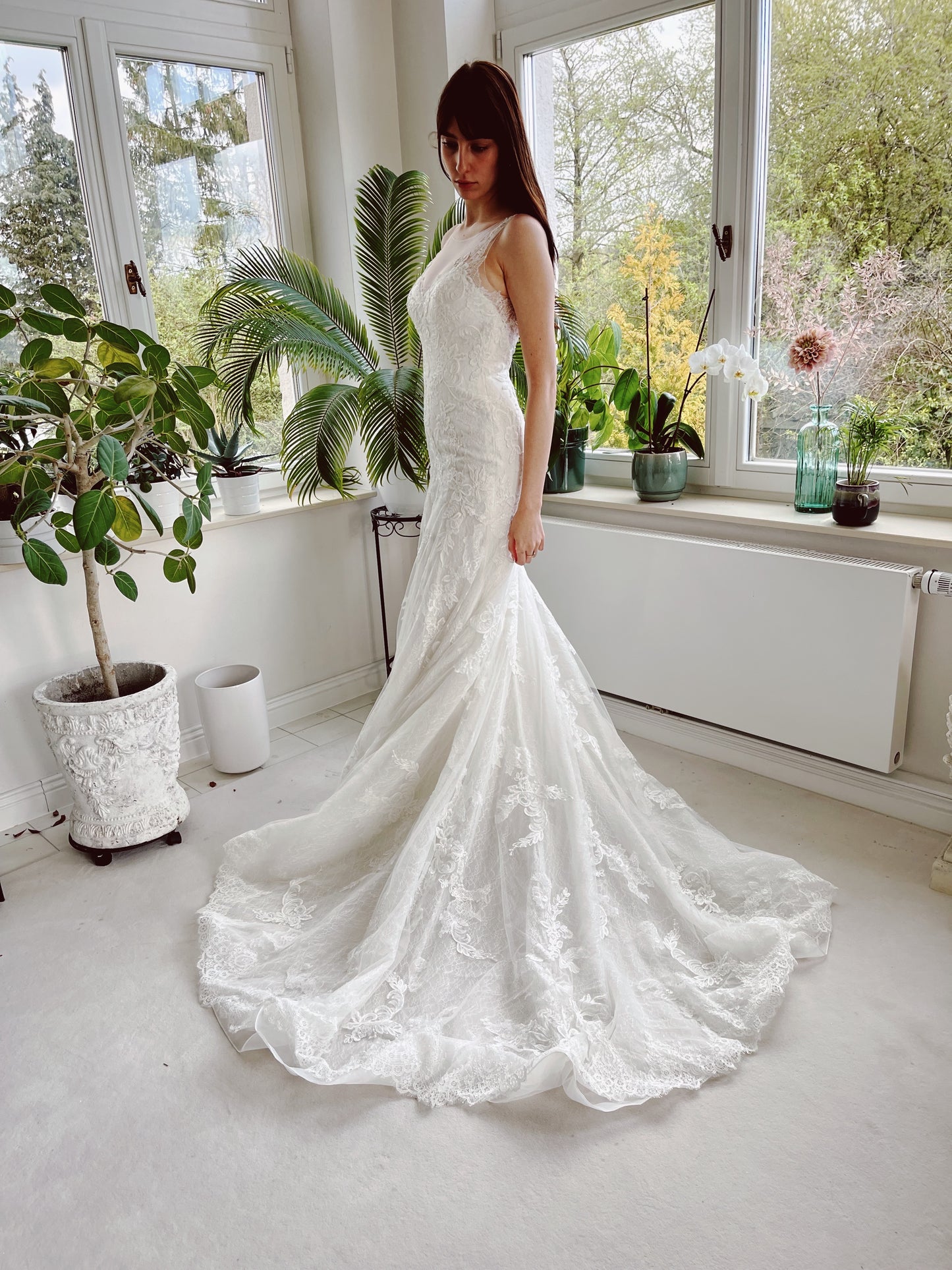 Fit and Flare, Tattoo Effekt, Spitze, brautkleider, brautkleider online, brautkleider günstig, brautkleider outlet, brautkleider 2023